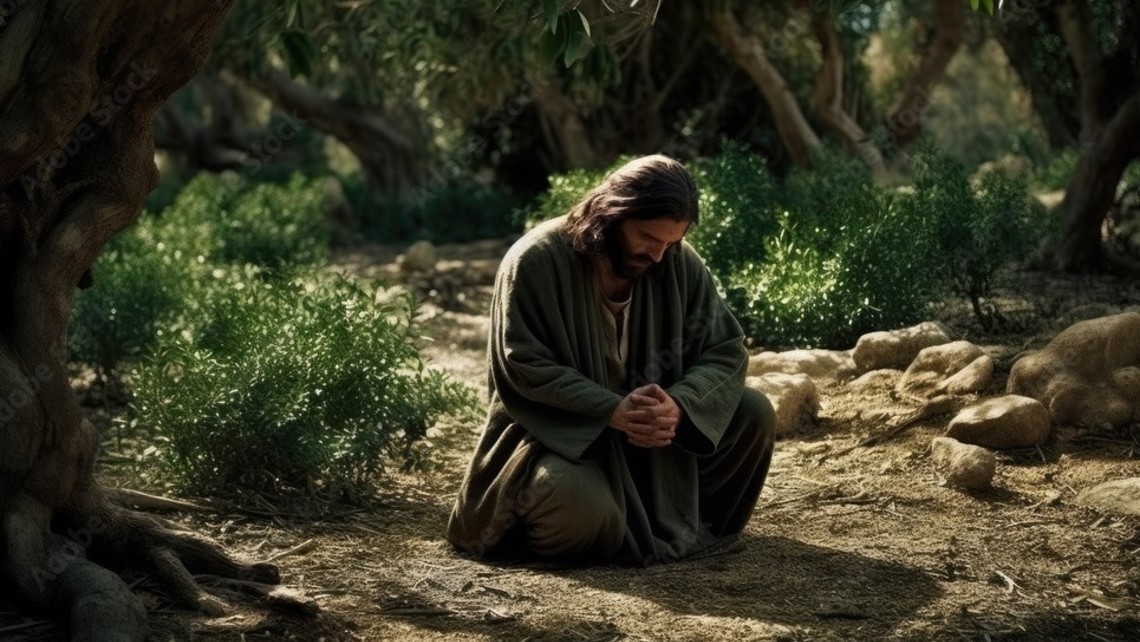 Jesucristo Ora Huerto Getsemani