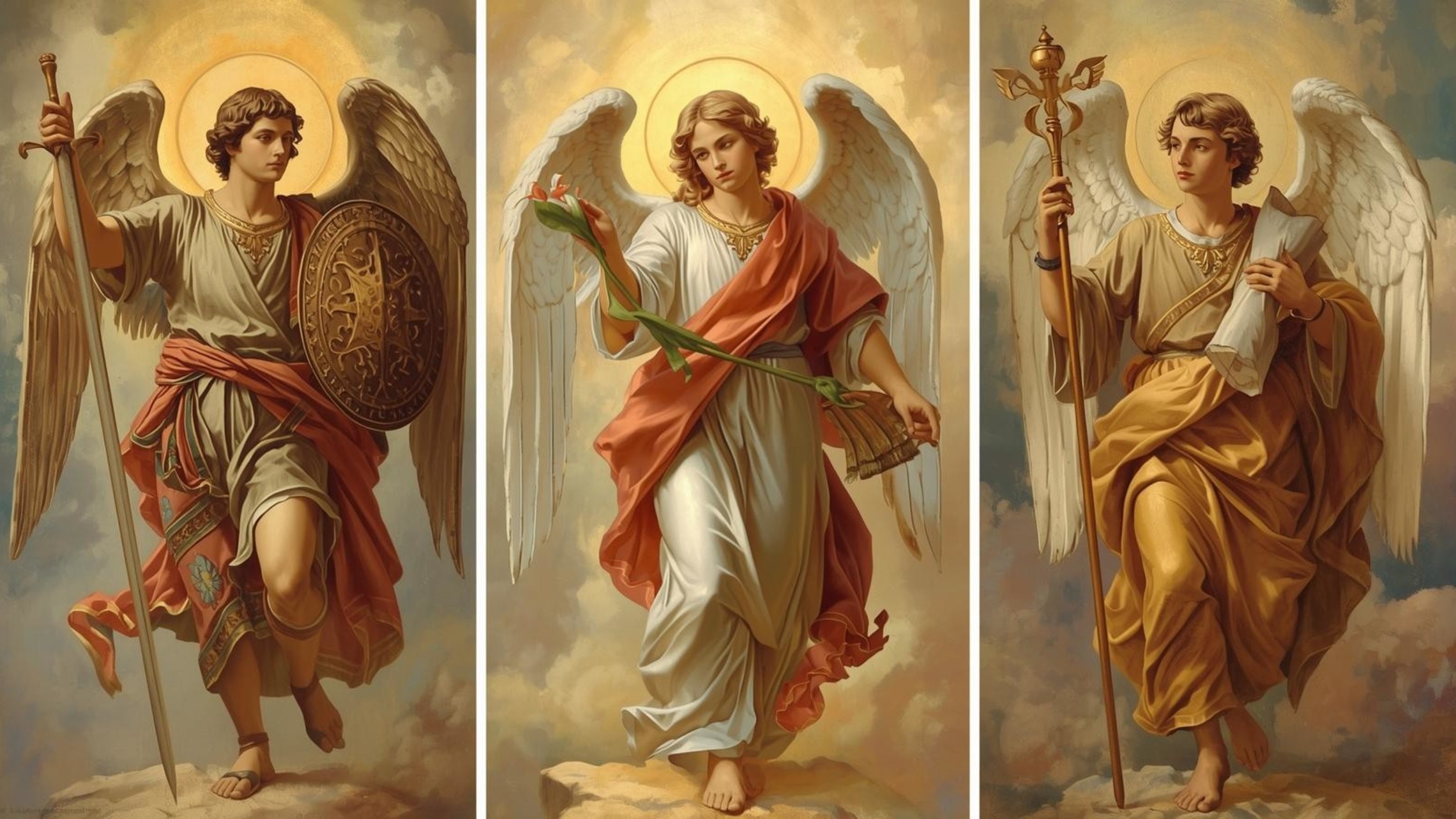 Arcangeles Miguel Gabriel Y Rafael