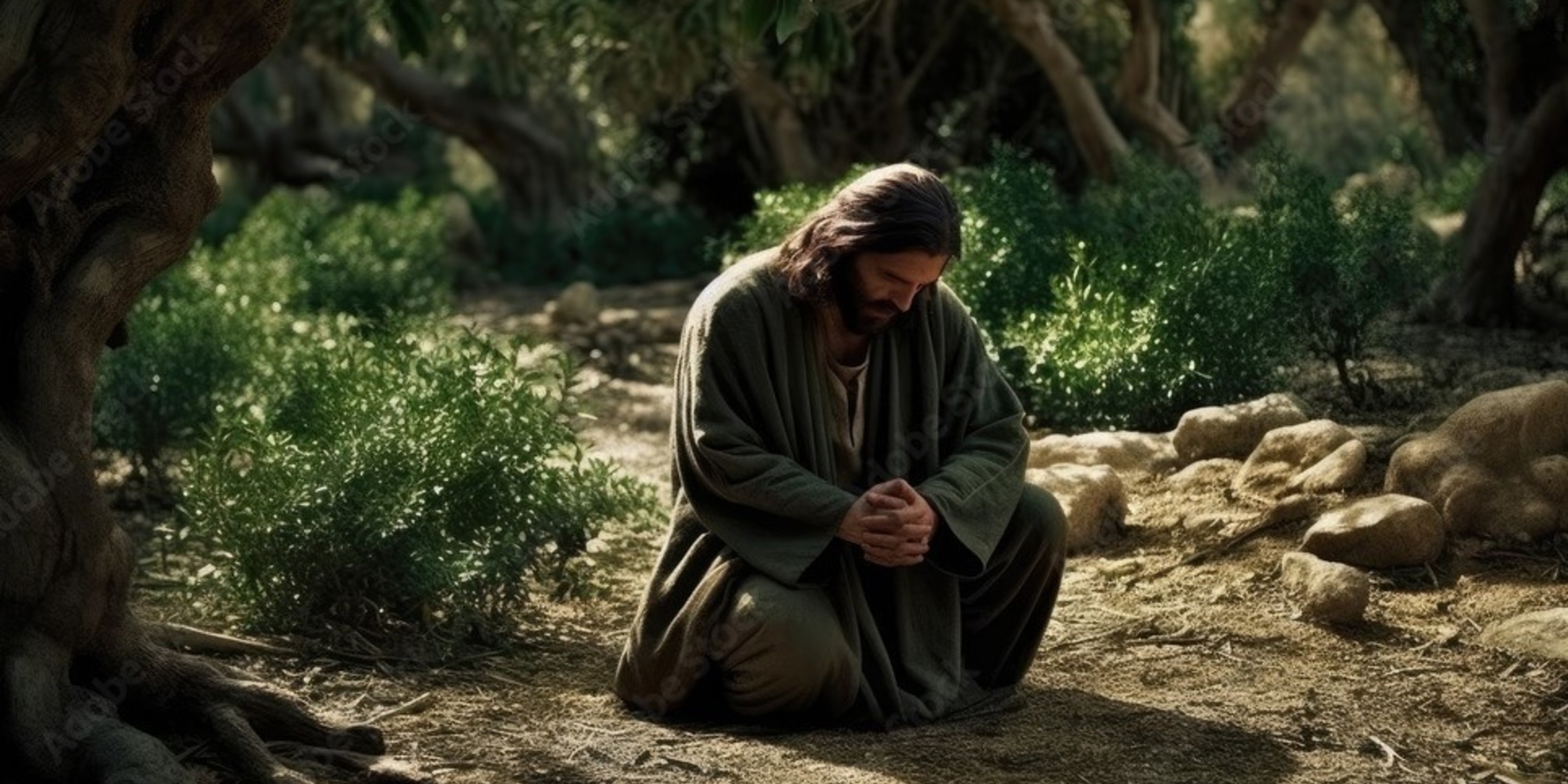 Jesucristo Ora Huerto Getsemani