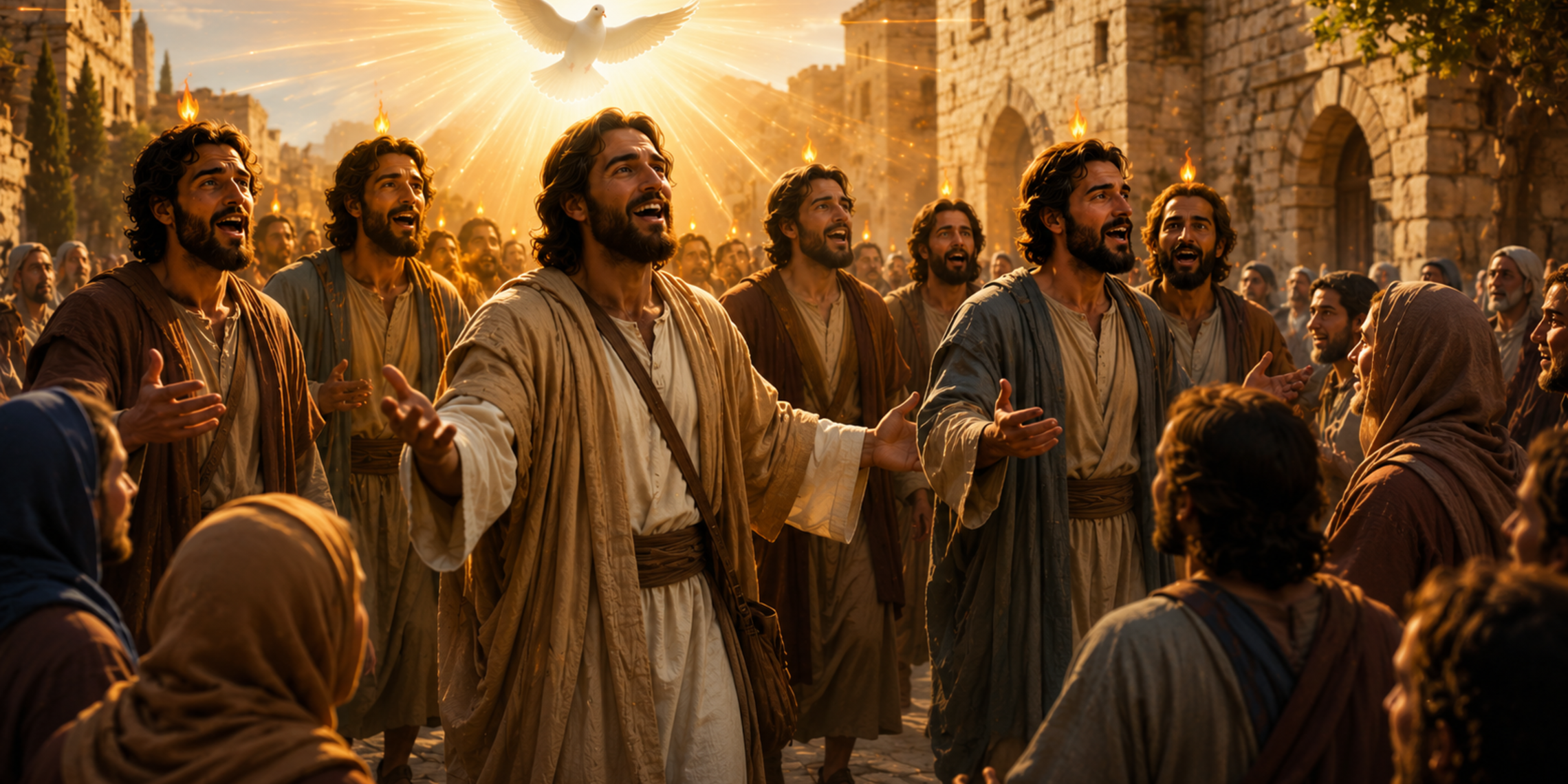 Pentecostes Discipulos Llenos Del Espiritu Santo