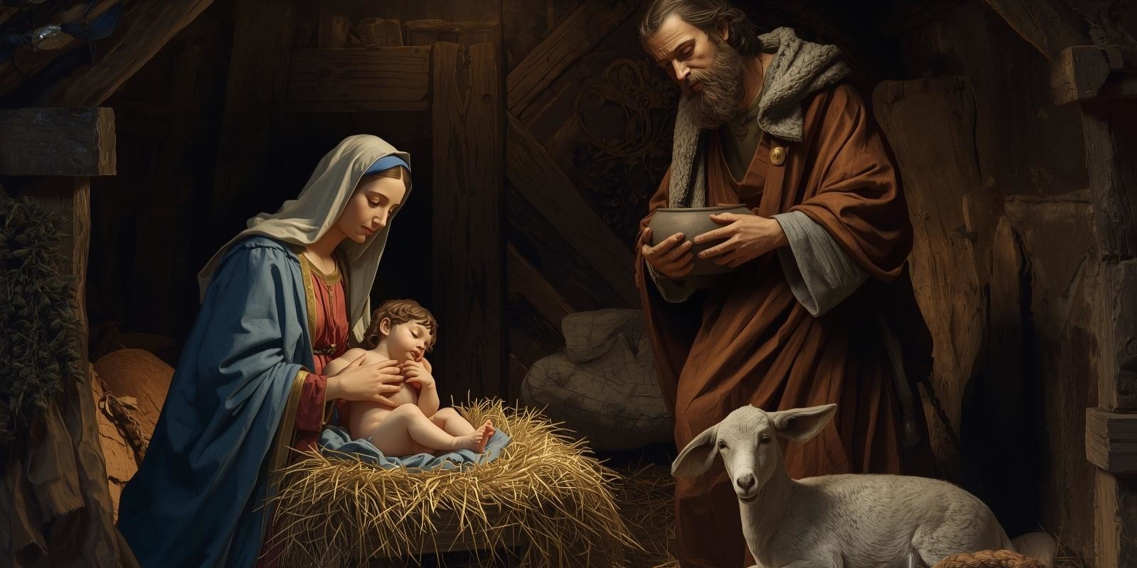 Virgin Mary Baby Jesus And Joseph